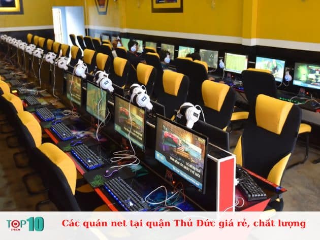 Các quán net tại quận Thủ Đức giá rẻ, chất lượng