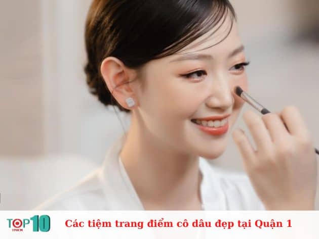 Các tiệm trang điểm cô dâu tại Quận 1 đẹp, uy tín