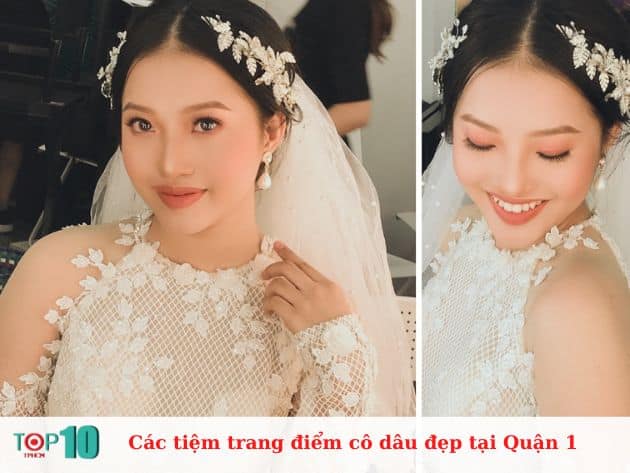 Các tiệm trang điểm cô dâu tại Quận 1 đẹp, uy tín