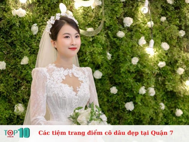 Các tiệm trang điểm cô dâu ở Quận 7 đep, uy tín