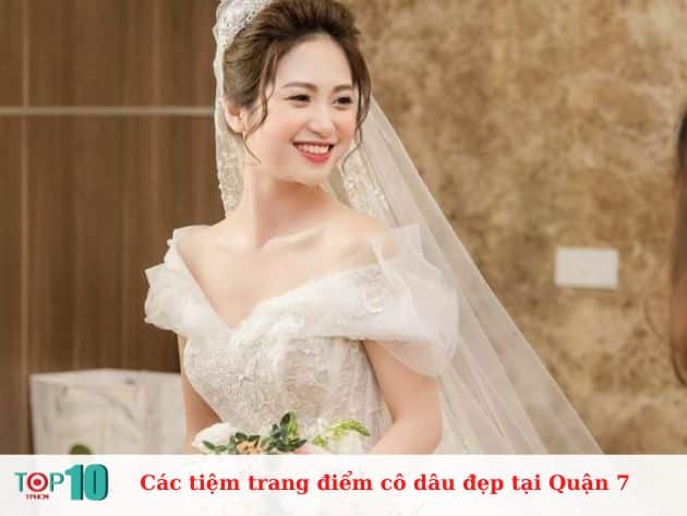 Các tiệm trang điểm cô dâu ở Quận 7 đep, uy tín