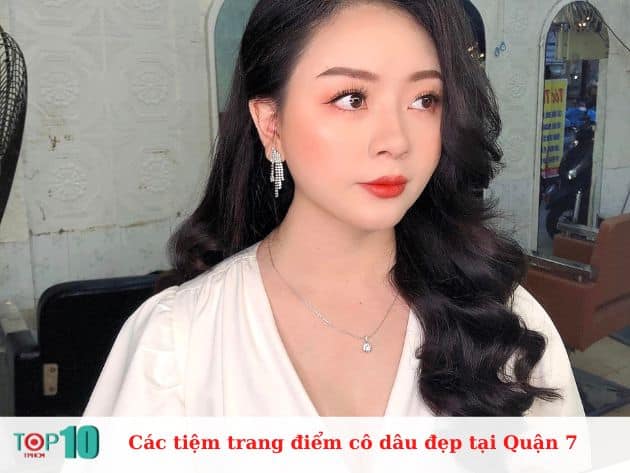 Các tiệm trang điểm cô dâu ở Quận 7 đep, uy tín