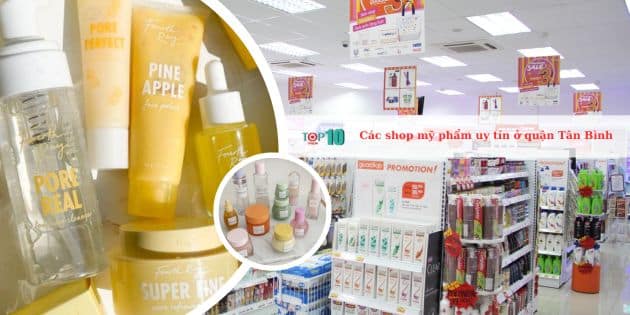 Các shop mỹ phẩm uy tín ở quận Tân Bình