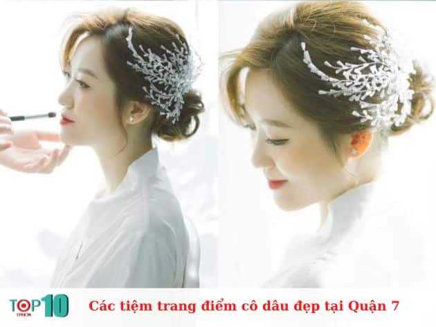 Các tiệm trang điểm cô dâu ở Quận 7 đep, uy tín