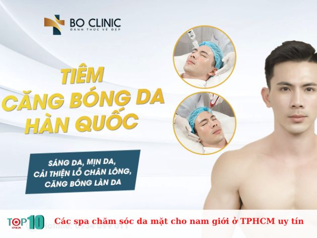  Các spa chăm sóc da mặt cho nam giới ở TPHCM uy tín