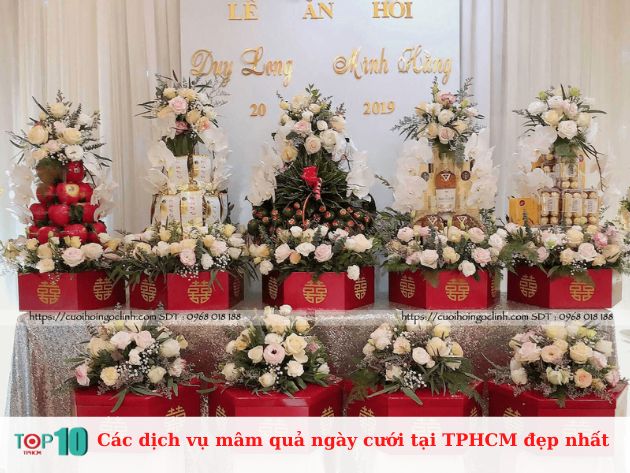  Các dịch vụ mâm quả ngày cưới tại TPHCM đẹp nhất 