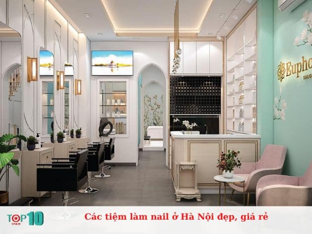 Các tiệm làm nail ở Hà Nội đẹp, giá rẻ