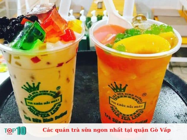 Các quán trà sữa ngon nhất tại quận Gò Vấp