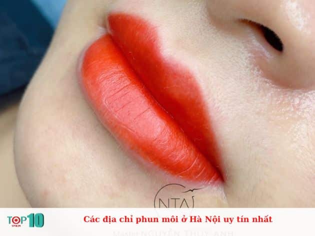 Các địa chỉ phun môi ở Hà Nội uy tín nhất