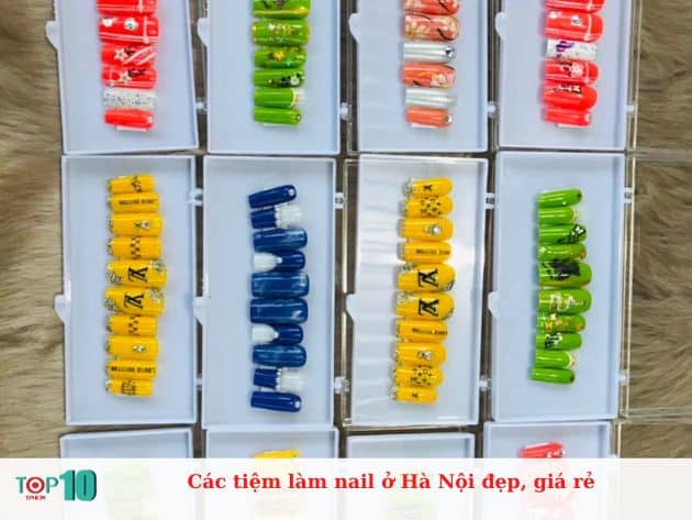 Các tiệm làm nail ở Hà Nội đẹp, giá rẻ