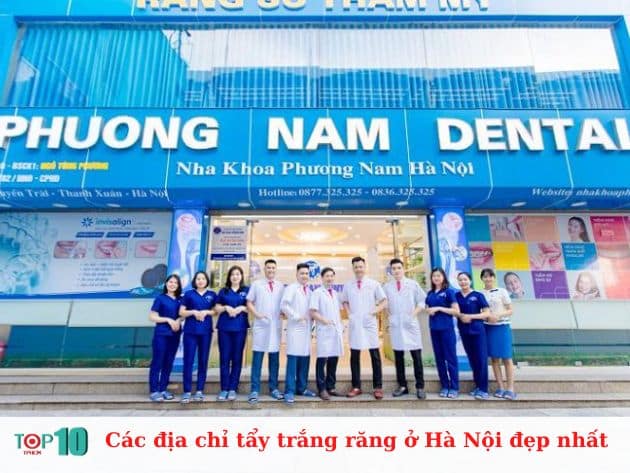 Các địa chỉ tẩy trắng răng ở Hà Nội đẹp nhất