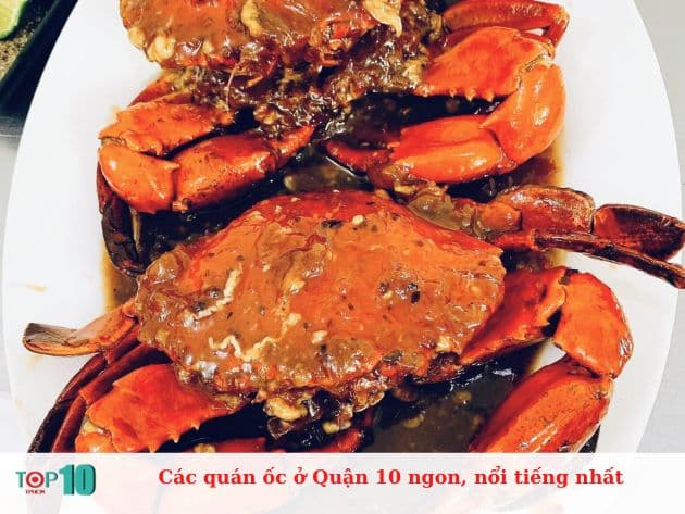 Các quán ốc ở Quận 10 ngon, nổi tiếng nhất