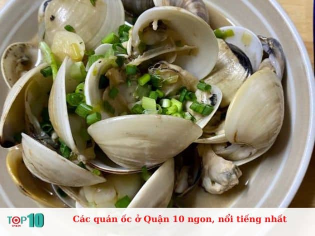 Các quán ốc ở Quận 10 ngon, nổi tiếng nhất