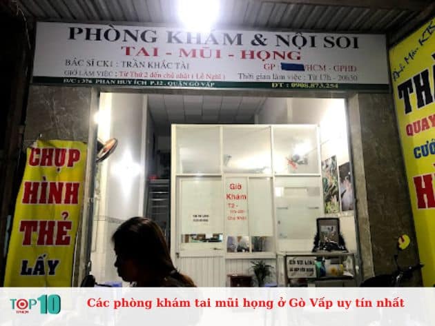 Các phòng khám tai mũi họng ở Gò Vấp uy tín nhất