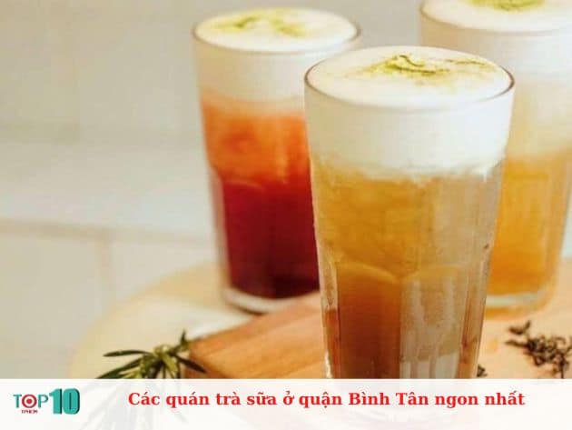 Các quán trà sữa ở quận Bình Tân ngon nhất