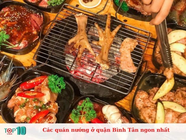 Các quán nướng ở quận Bình Tân ngon nhất