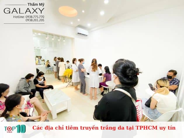 Các địa chỉ tiêm truyền trắng da tại TPHCM uy tín