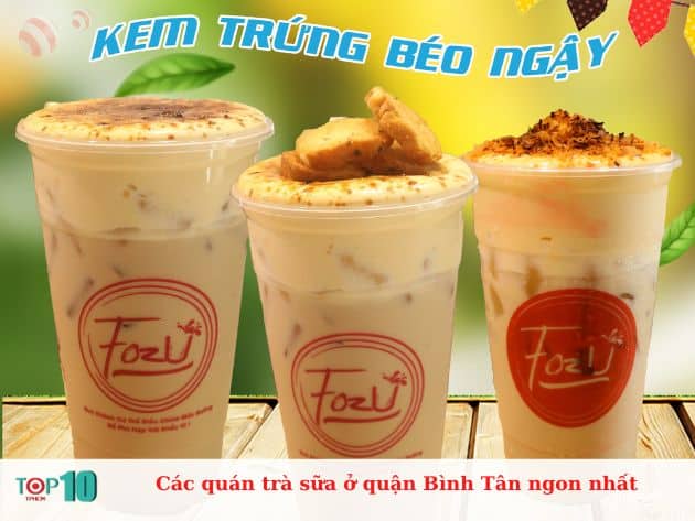 Các quán trà sữa ở quận Bình Tân ngon nhất