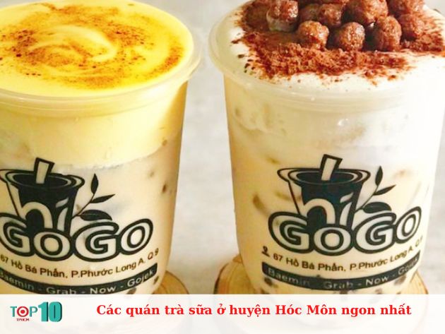 Các quán trà sữa ở huyện Hóc Môn ngon nhất