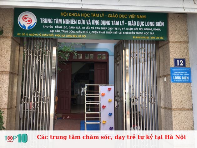  Các trung tâm chăm sóc, dạy trẻ tự kỷ tại Hà Nội