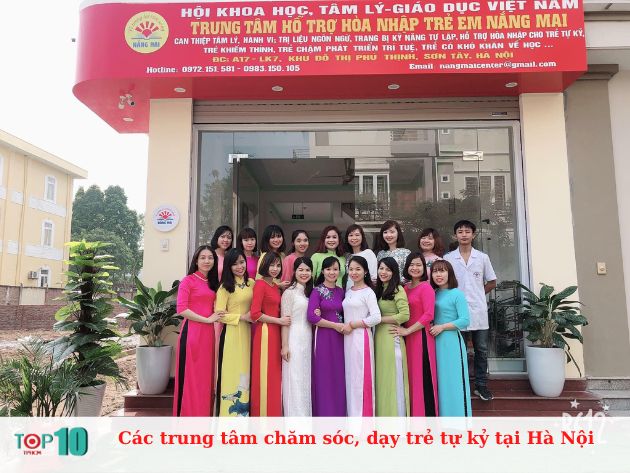  Các trung tâm chăm sóc, dạy trẻ tự kỷ tại Hà Nội