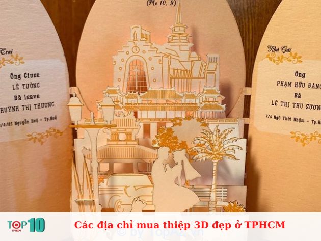 Các địa chỉ mua thiệp 3D đẹp ở TPHCM