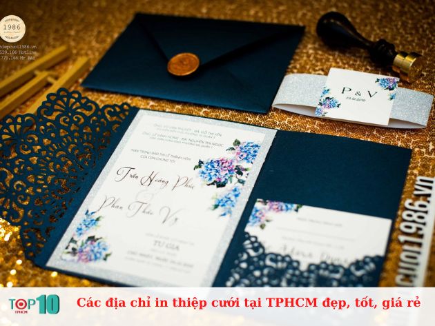 Các địa chỉ in thiệp cưới tại TPHCM đẹp, tốt, giá rẻ