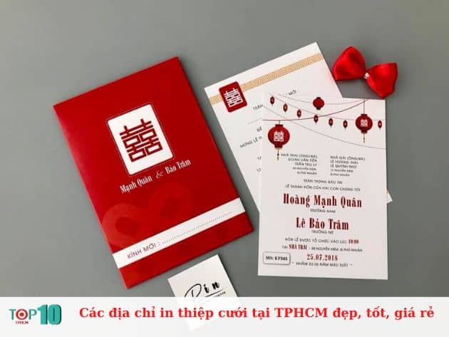 Các địa chỉ in thiệp cưới tại TPHCM đẹp, tốt, giá rẻ