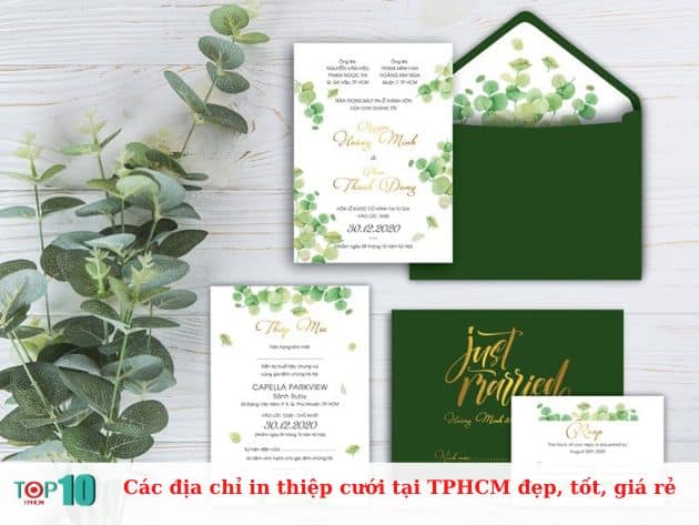 Các địa chỉ in thiệp cưới tại TPHCM đẹp, tốt, giá rẻ