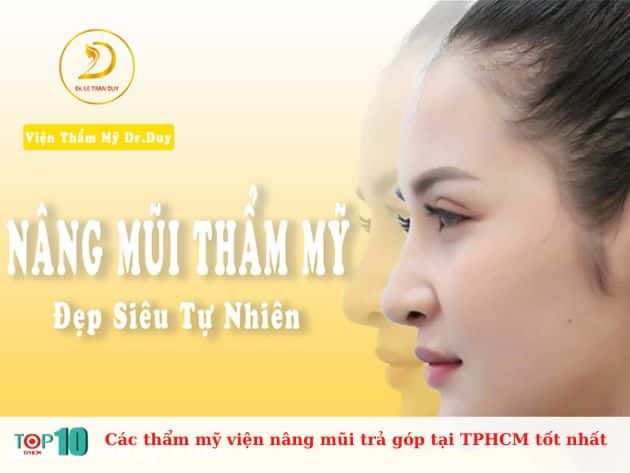 Các thẩm mỹ viện nâng mũi trả góp tại TPHCM tốt nhất