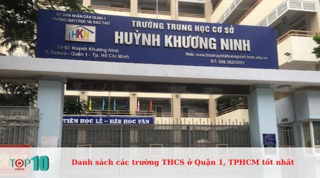 Trường THCS Huỳnh Khương Ninh