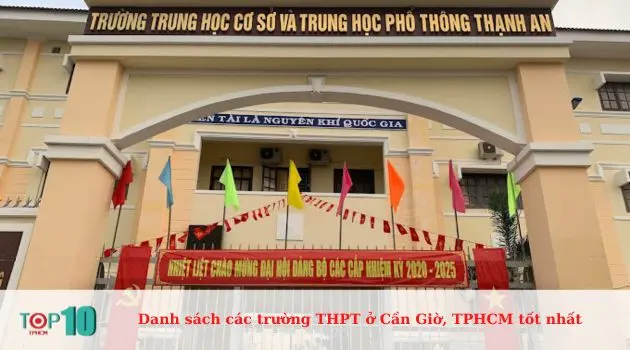 Trường THCS - THPT Thạnh An
