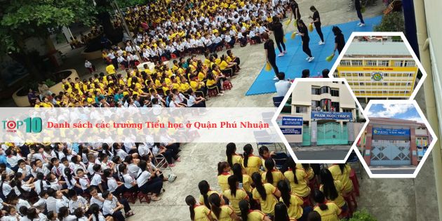 Danh sách các trường Tiểu học ở quận Phú Nhuận, TPHCM tốt nhất