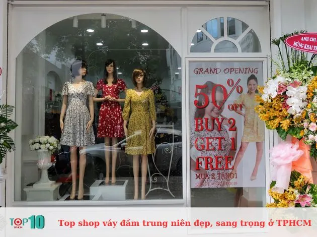 Đầm big size trung niên ren tay lỡ - Shop Big Size Tròn Xinh