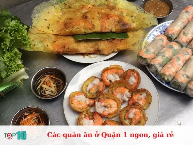 Các quán ăn ở Quận 1 ngon, giá rẻ