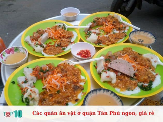 Các quán ăn vặt ở quận Tân Phú ngon, giá rẻ