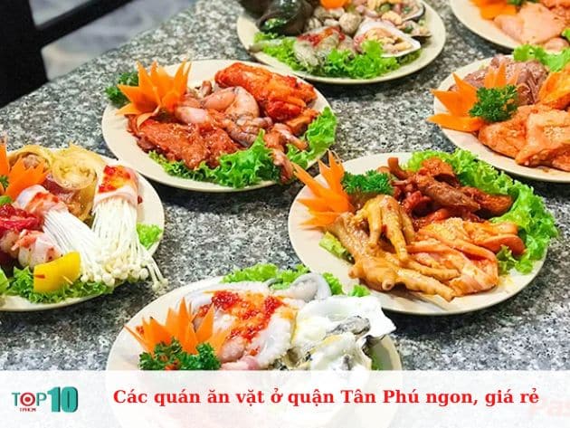 Các quán ăn vặt ở quận Tân Phú ngon, giá rẻ