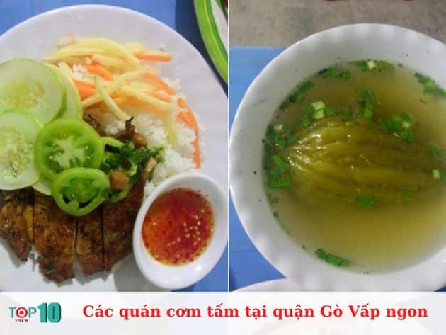 Các quán cơm tấm tại quận Gò Vấp ngon