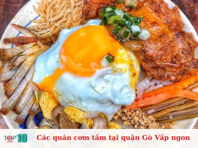 Các quán cơm tấm tại quận Gò Vấp ngon