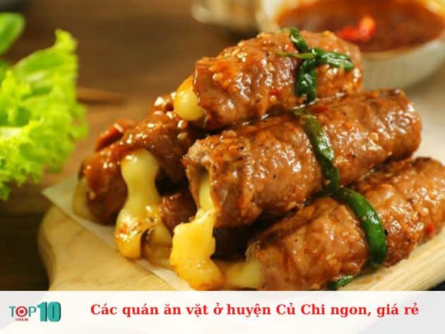 Các quán ăn vặt ở huyện Củ Chi ngon, giá rẻ