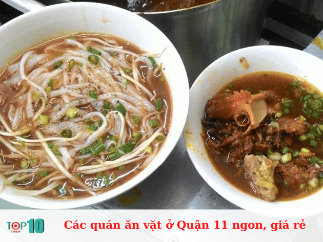 Các quán ăn vặt ở Quận 11 ngon, giá rẻ