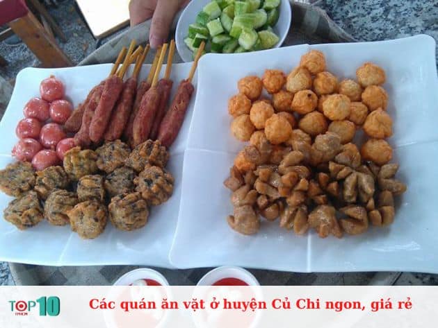 Các quán ăn vặt ở huyện Củ Chi ngon, giá rẻ