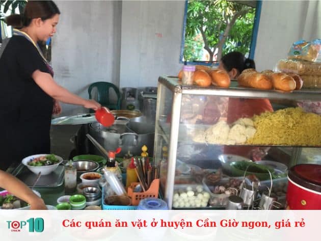 Các quán ăn vặt ở huyện Cần Giờ ngon, giá rẻ