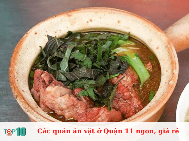 Các quán ăn vặt ở Quận 11 ngon, giá rẻ