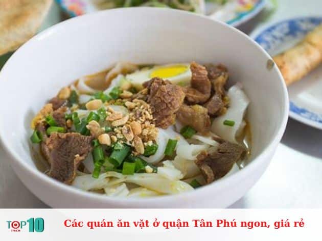 Các quán ăn vặt ở quận Tân Phú ngon, giá rẻ