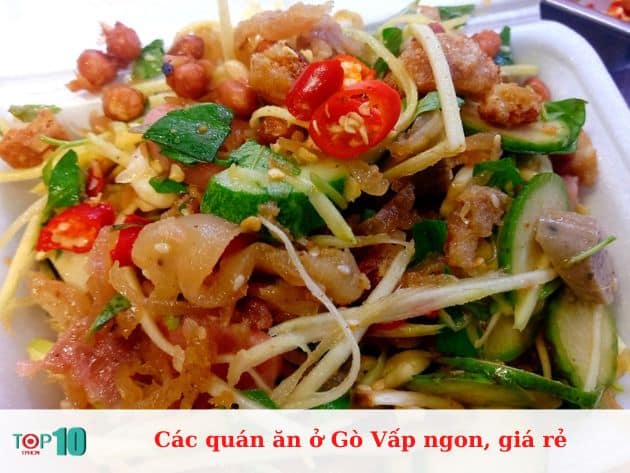 Các quán ăn ở Gò Vấp ngon, giá rẻ