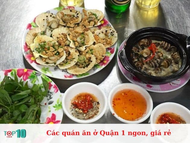 Các quán ăn ở Quận 1 ngon, giá rẻ