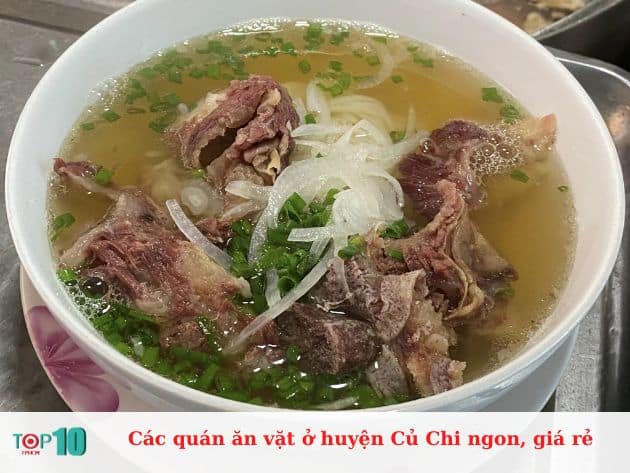 Các quán ăn vặt ở huyện Củ Chi ngon, giá rẻ