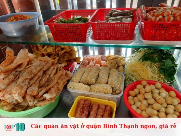 Các quán ăn vặt ở quận Bình Thạnh ngon, giá rẻ