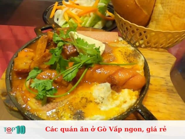 Các quán ăn ở Gò Vấp ngon, giá rẻ